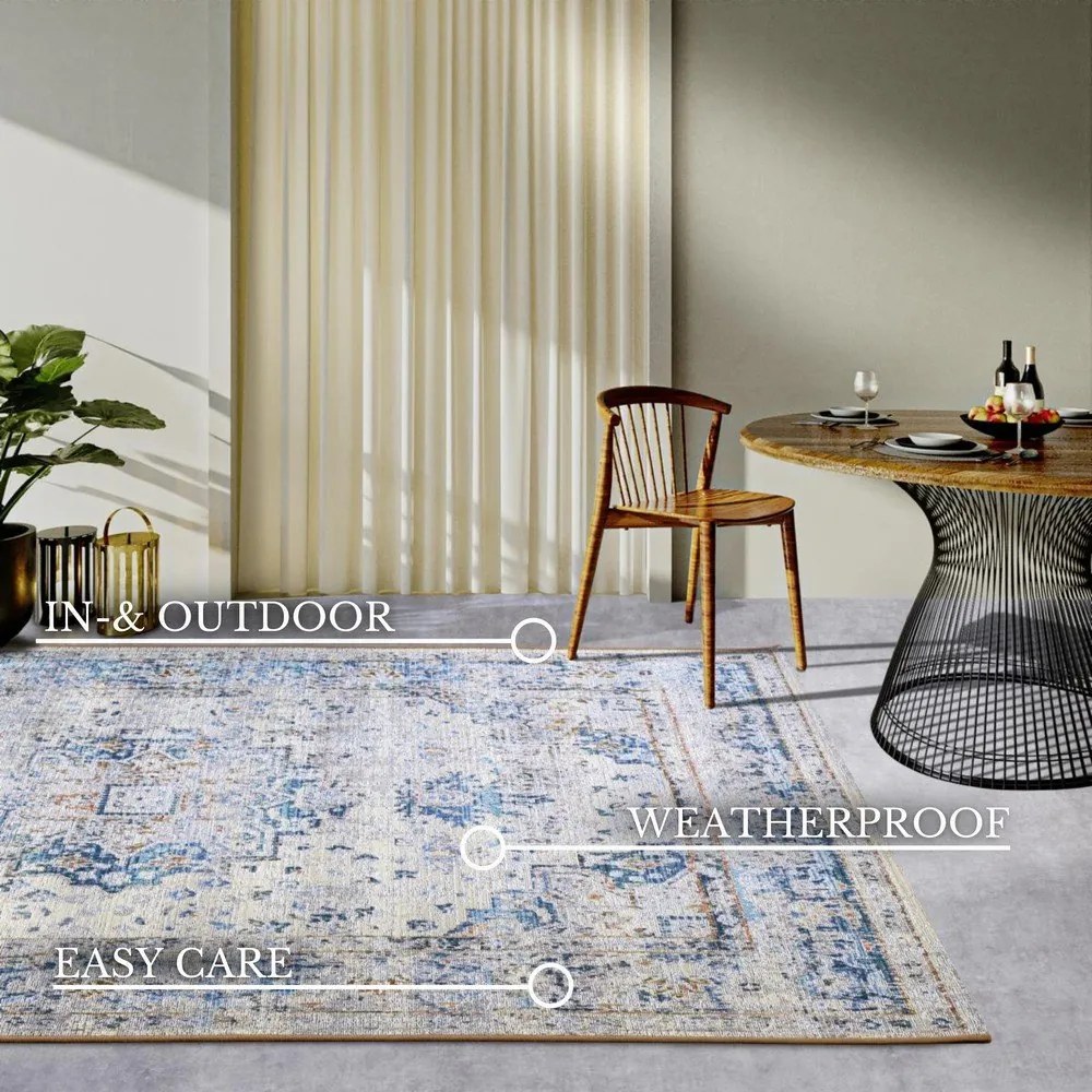 Светлосин външен килим 120x180 cm Rene – Villeroy&amp;Boch