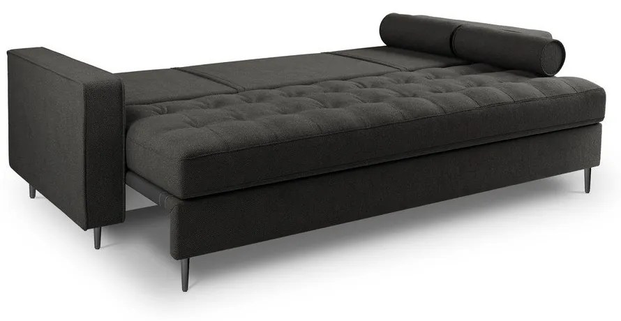 Тъмно сив разтегателен диван Santo - Milo Casa