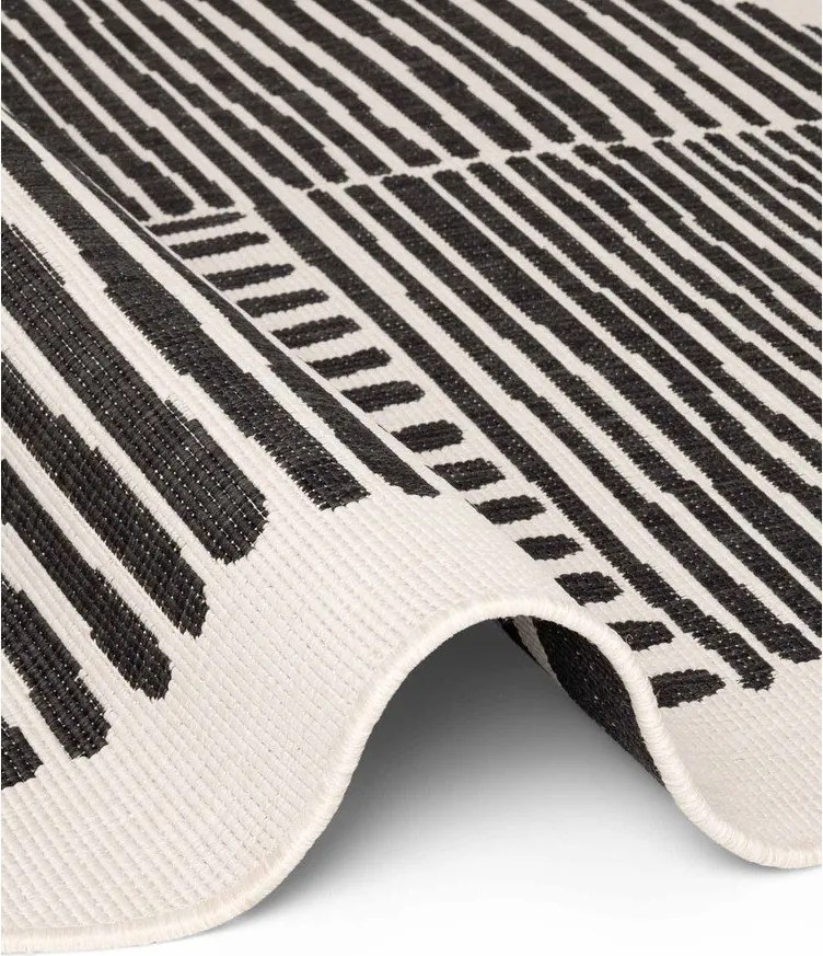 Черен/кремав кръгъл килим за открито и закрито ø 160 cm Haringey Bounds – Ted Baker