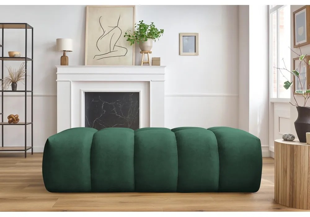 Зелено столче за крака Mont-Blanc - Bobochic Paris