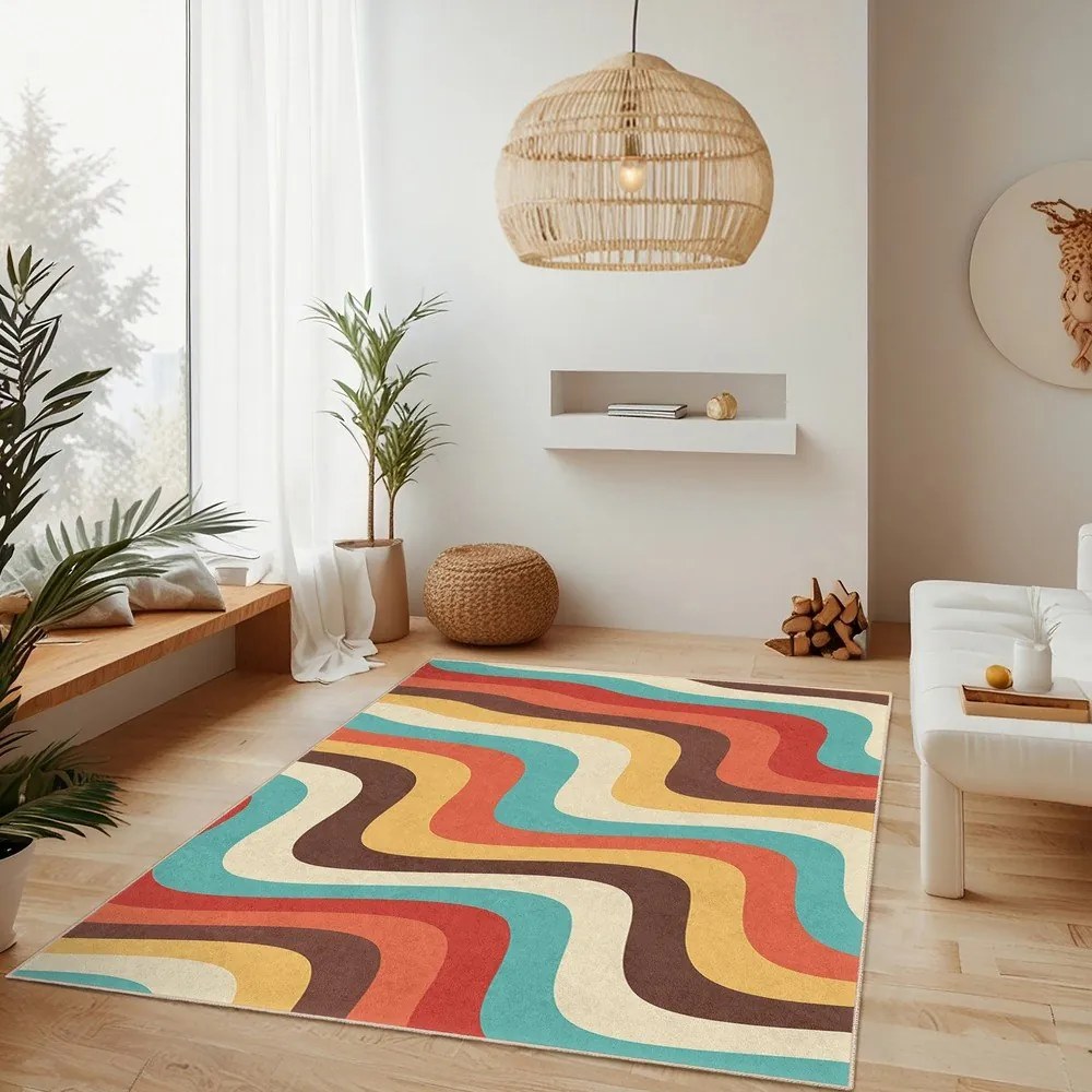 Килим подходящ за пране 60x100 cm Summer in Havana – Mila Home