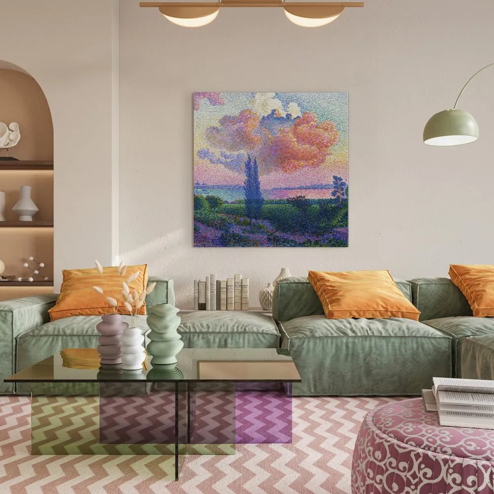 Картина 80x80 cm The Pink Gold – Styler