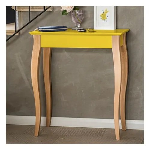 Розова конзолна масичка за кафе, дължина 65 cm - Ragaba