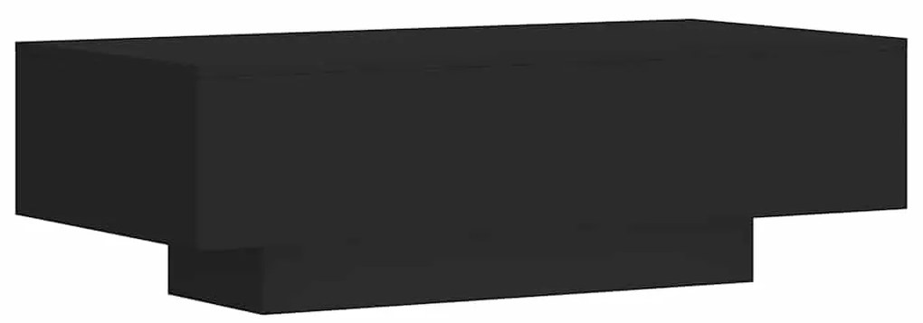 833890 vidaXL Кафе маса, черна, 100x49,5x31 см, инженерно дърво