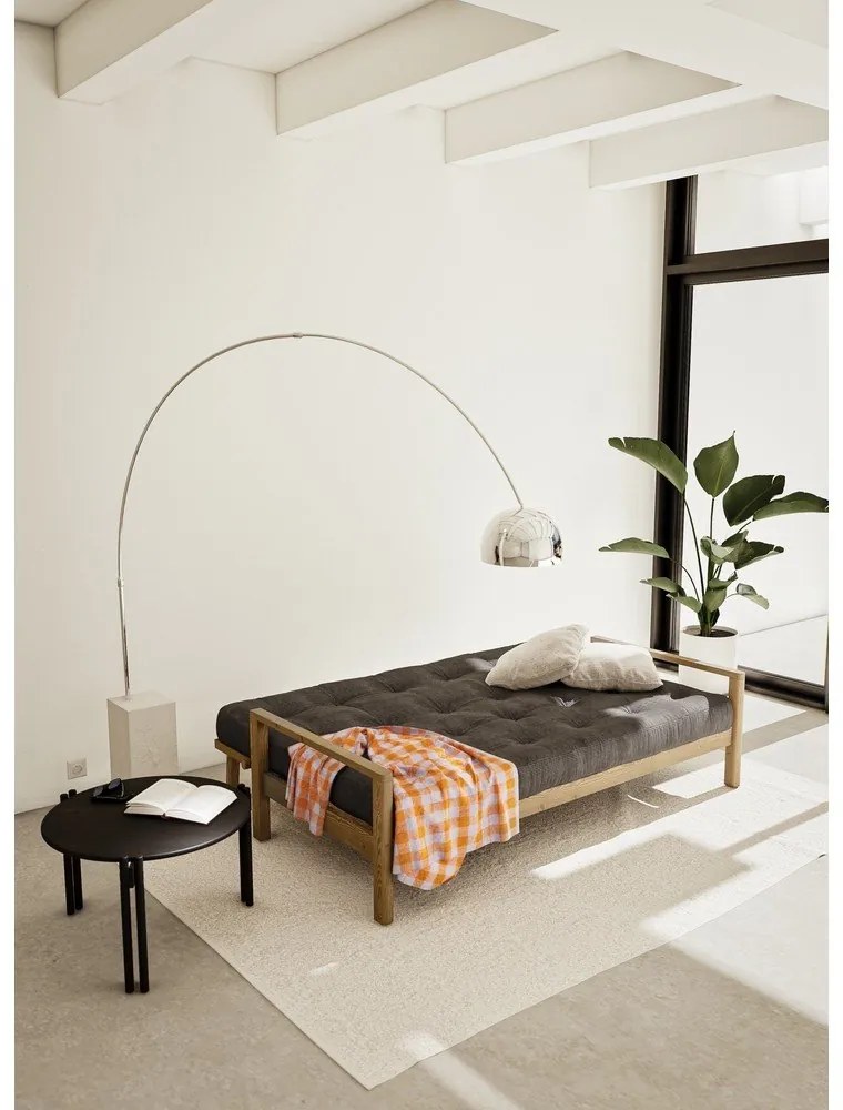 Кафяв разтегателен диван 205 cm Knob - Karup Design