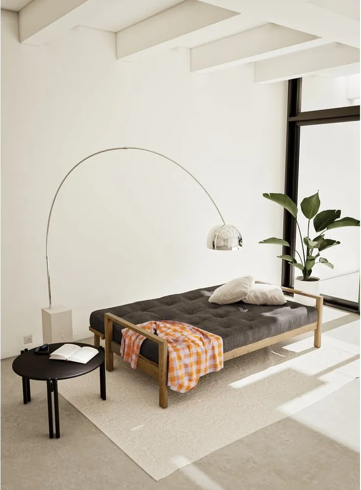 Разтегателен диван в черно и антрацит 205 cm Knob - Karup Design