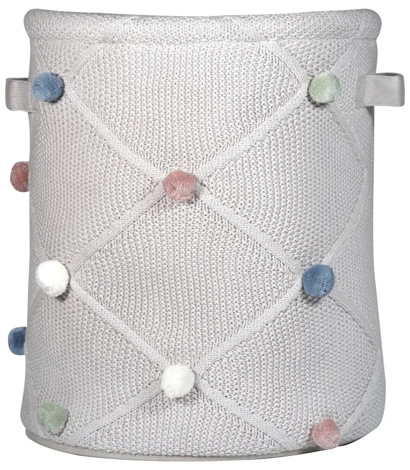 Светлокафява текстилна детска кошница за играчки ø 30x35 cm Taupe – Kindsgut