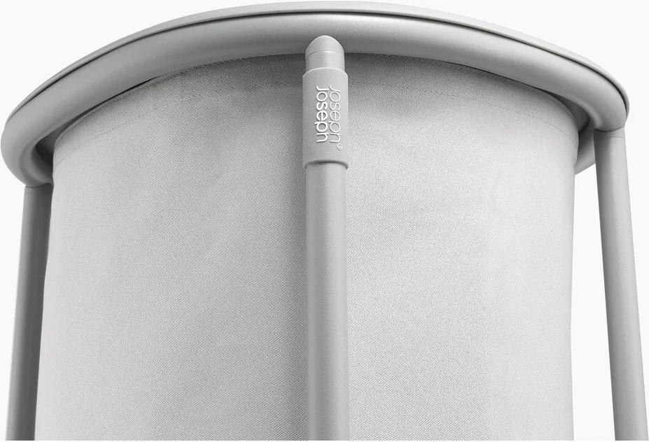 Светлосив текстилен кош за пране 50 l Duo – Joseph Joseph