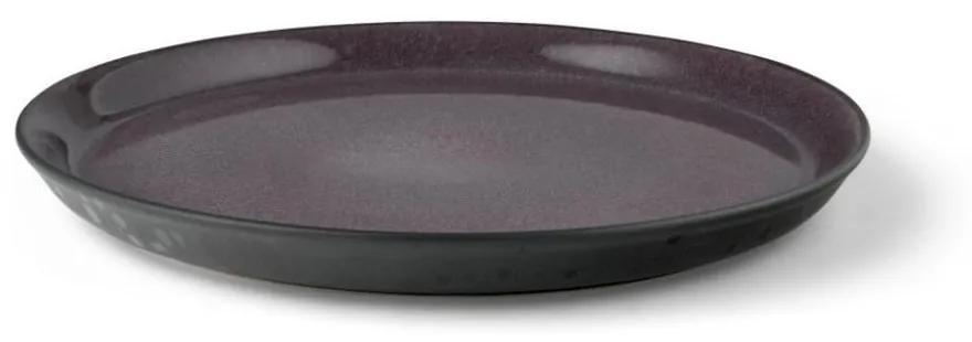 Черна и лилава керамична чиния ø 27 cm Mensa - Bitz