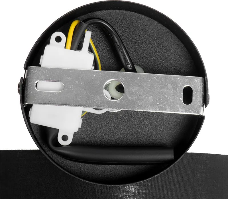 Модерна стенна лампа черна със злато - VT 1