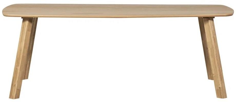 Трапезна маса от масивен дъб 100x180 cm Tablo – WOOOD