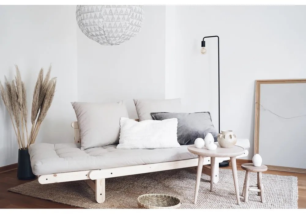 Променлив диван Естествен Прозрачен/сив Beat - Karup Design