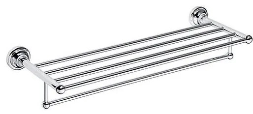 Държач за кърпи 66,5x12 cm сребрист