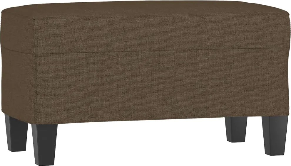 349454 vidaXL Пейка, кафяв, 100x35x41 см, плат