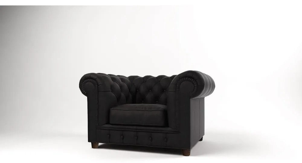 Фотьойл от черно кадифе Cambridge - Ropez