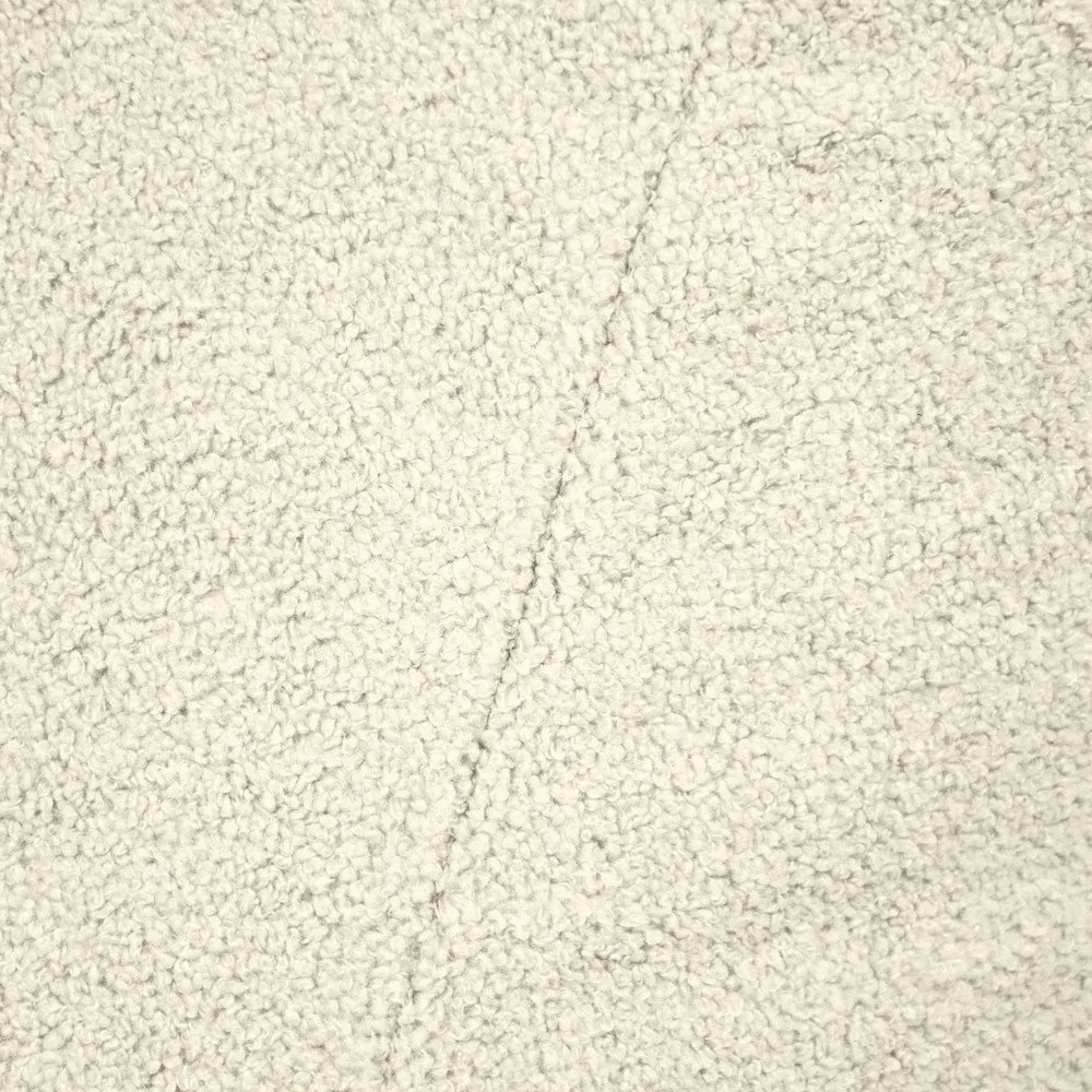 Кремав пуф от букле Lounge 100 – SLOWDOWN