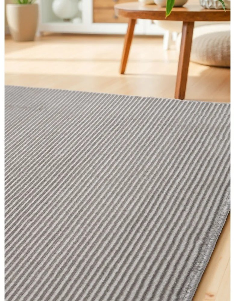 Сива и кремава пътека 80x240 cm Perles Dolomite – Elle Decoration