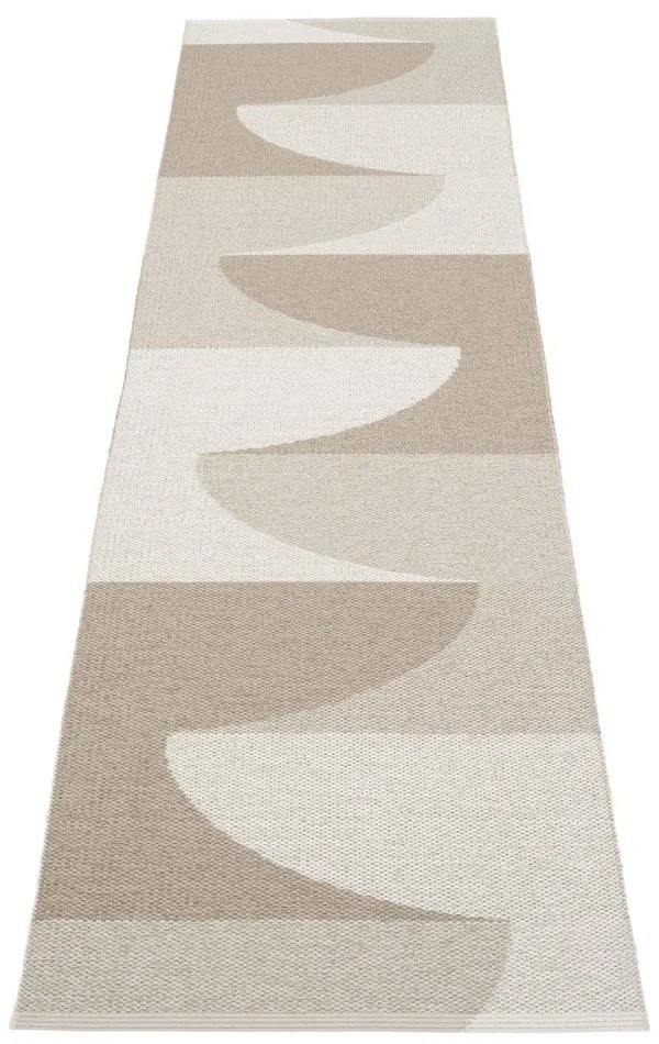 Бежова пътека за открито и закрито 70x270 cm Hill Dark Linen – Pappelina