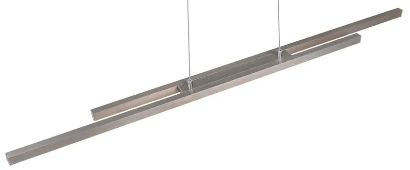 LED висящо осветително тяло сребристо Odio – Trio