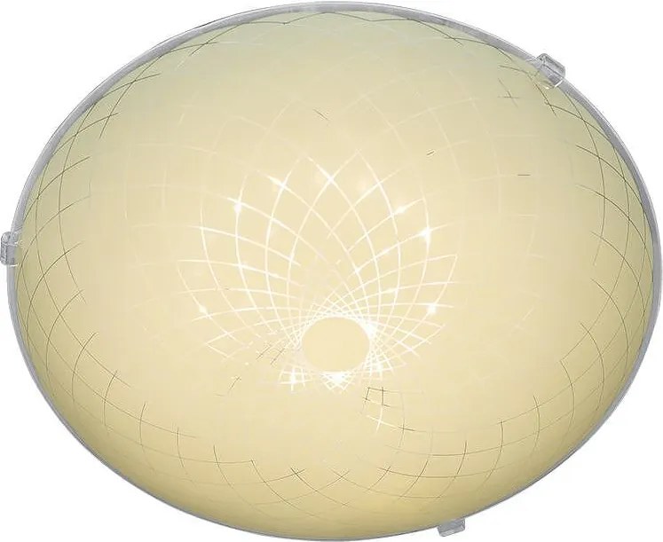Плафониера БЮТИ LED, ø300, екрю гланц, 18W, 4000K