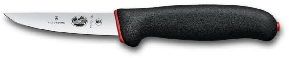 Victorinox - кухненски нож за зеленчуци DUAL GRIP 10 см черен