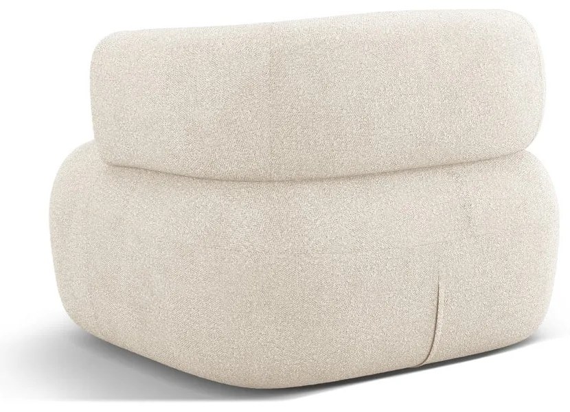 Бежово кресло от букле Jenny – Micadoni Home
