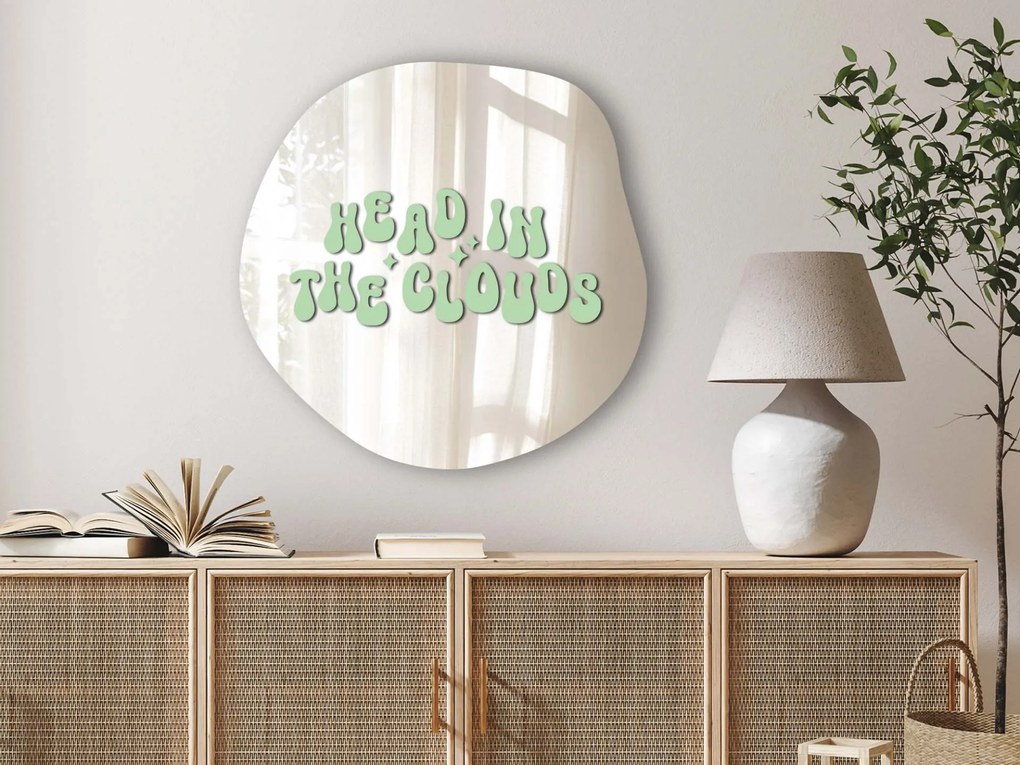 Стикер за огледало S7 – Head in the clouds 90x38