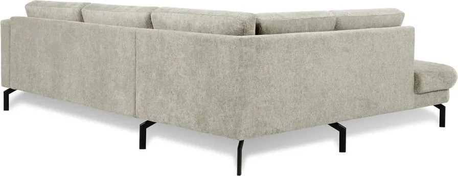 Светлосив ъглов диван (ляв ъгъл) Gomero – Scandic