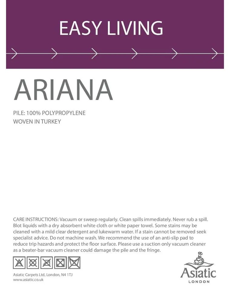 Бежов килим , 80 x 150 cm Dotty Multi - Asiatic Carpets