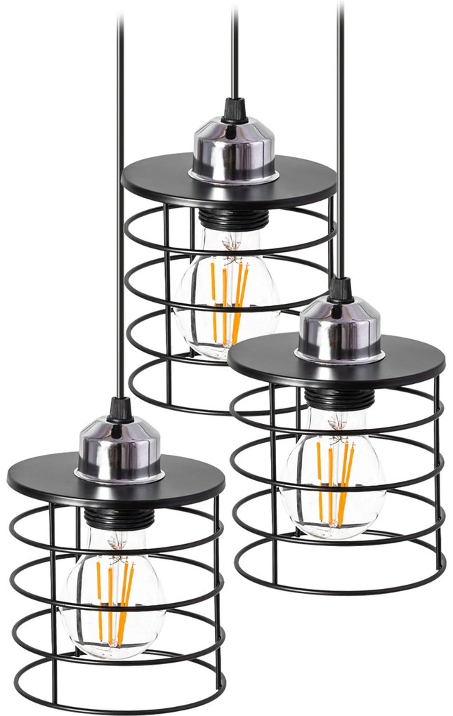 Пендел троен Loft Black 392204