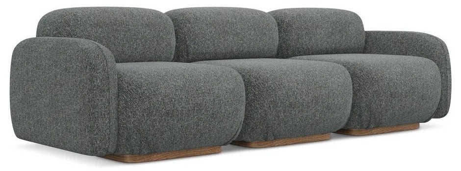 Сив модулен диван 270 cm Ailani – Makamii