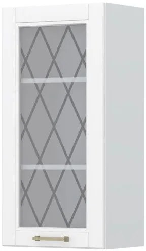 Висящ шкаф Tahoma V9-45-1KS with Витрина-White matte