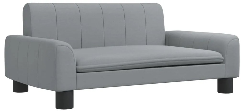 3196269 vidaXL Детски диван, светлосив, 70x45x30 см, текстил