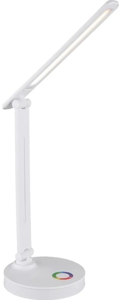 Globo 58445W - LED RGBW регулируема настолна лампа GERALDO LED/5W/230V + LED/2W