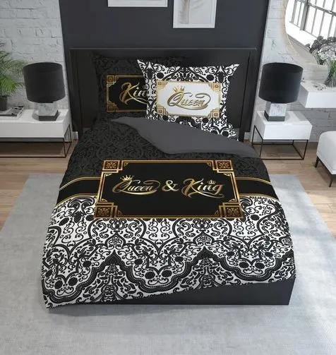Памучно спално бельо в кралски стил 3 части: 1бр 160 cmx200 + 2бр 70 cmx80