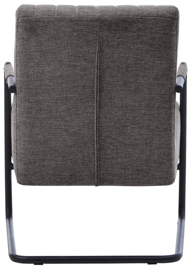 Тъмносиво кресло Trout – Unique Furniture