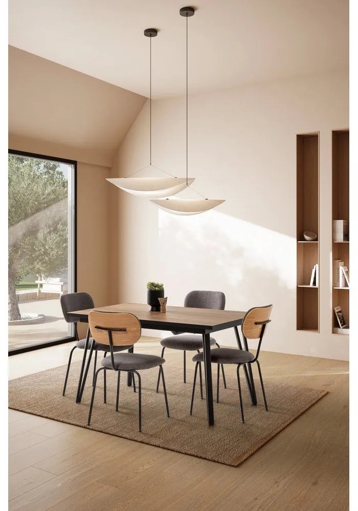 Черни трапезни столове в комплект от 4 бр. Dash – Marckeric