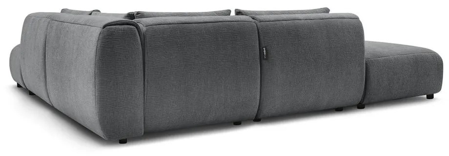 Сив ъглов диван (променлив) Jeanne - Bobochic Paris