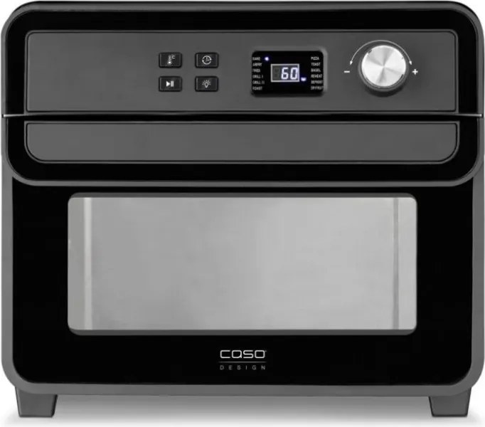Мултифункционална Air Fryer фурна Caso AirFry Chef 1700, 1700W, 22 л, 12 програми, 40-230°C, Таймер, Осветление, Сушене, Черен