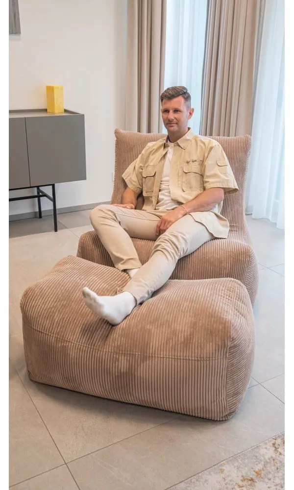 Зелен пуф Plus 100 Lounge – SLOWDOWN