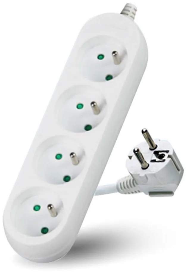 Удължител 4-извода, 1,5 м