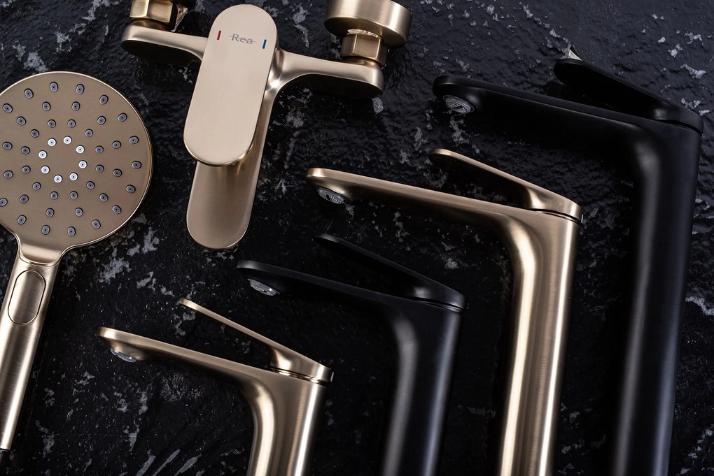Комплект за душ REA Marco Brush Gold