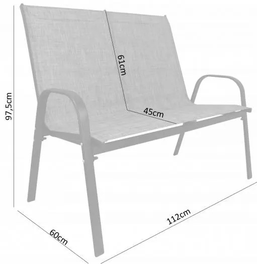 Градински комплект сиви мебели