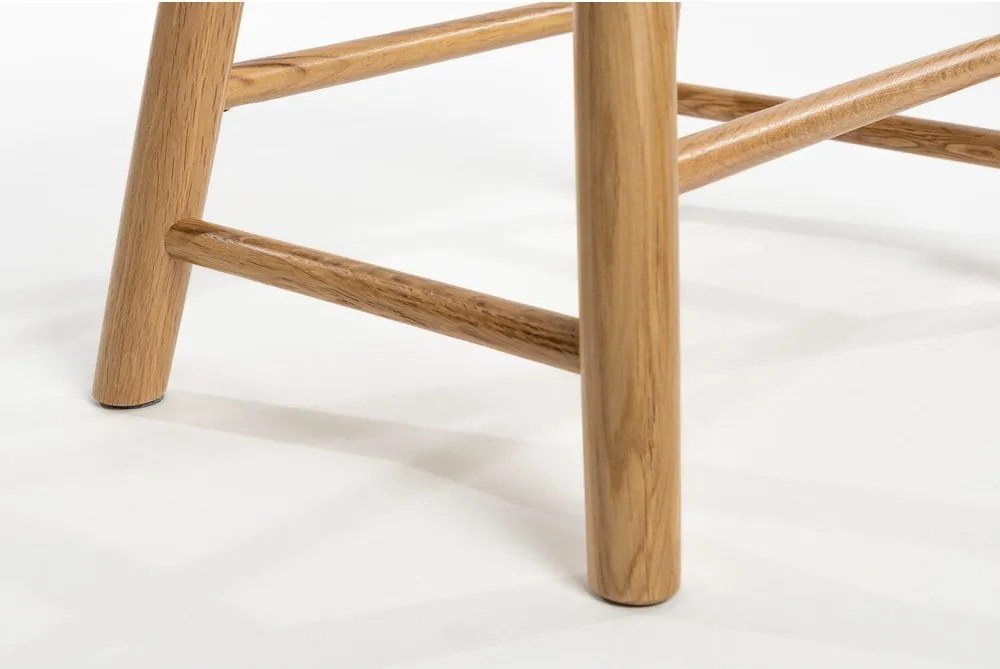 Стол от масивен дъб в естествен цвят Vander – White Label