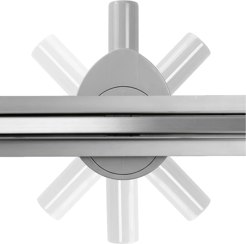 Линеен сифон Rea Neo Slim Pro Nickel Brush INOX 70
