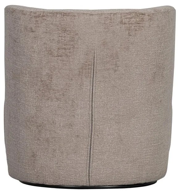 Светлокафяво кресло от кадифе Atty - WOOOD