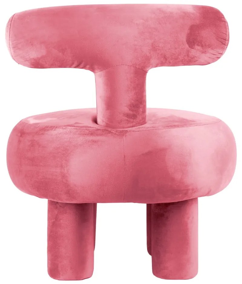 Розово кадифено кресло Abrazo – Leitmotiv