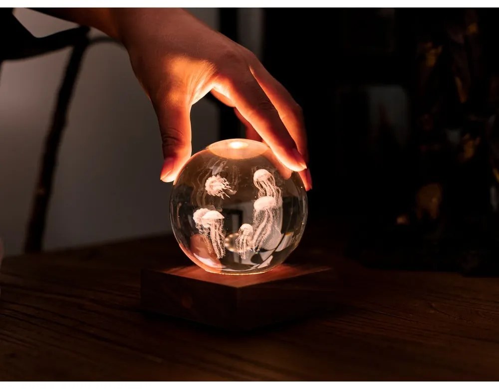 Тъмнокафява светлинна декорация с USB Amber – Gingko