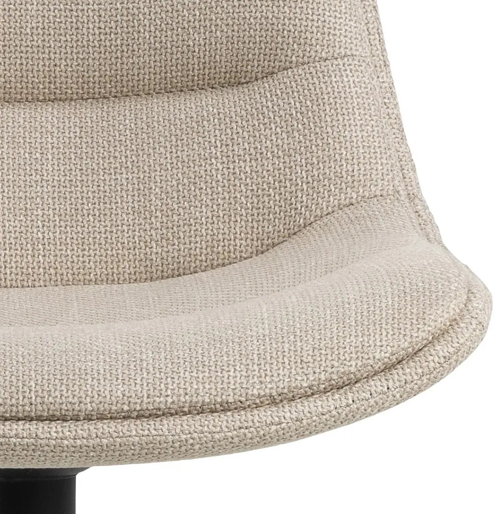 Черен/бежов бар стол с регулируема височина (височина на седалката 65 cm) Adisa – Actona