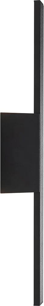 Модерна външна стенна лампа черна с LED IP54 - Jamal